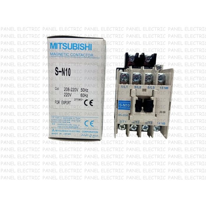 

MAGNETIC CONTACTOR MITSUBISHI SN-10 SN 110 110V/220V/380V KONTAKTOR - 110VACSale