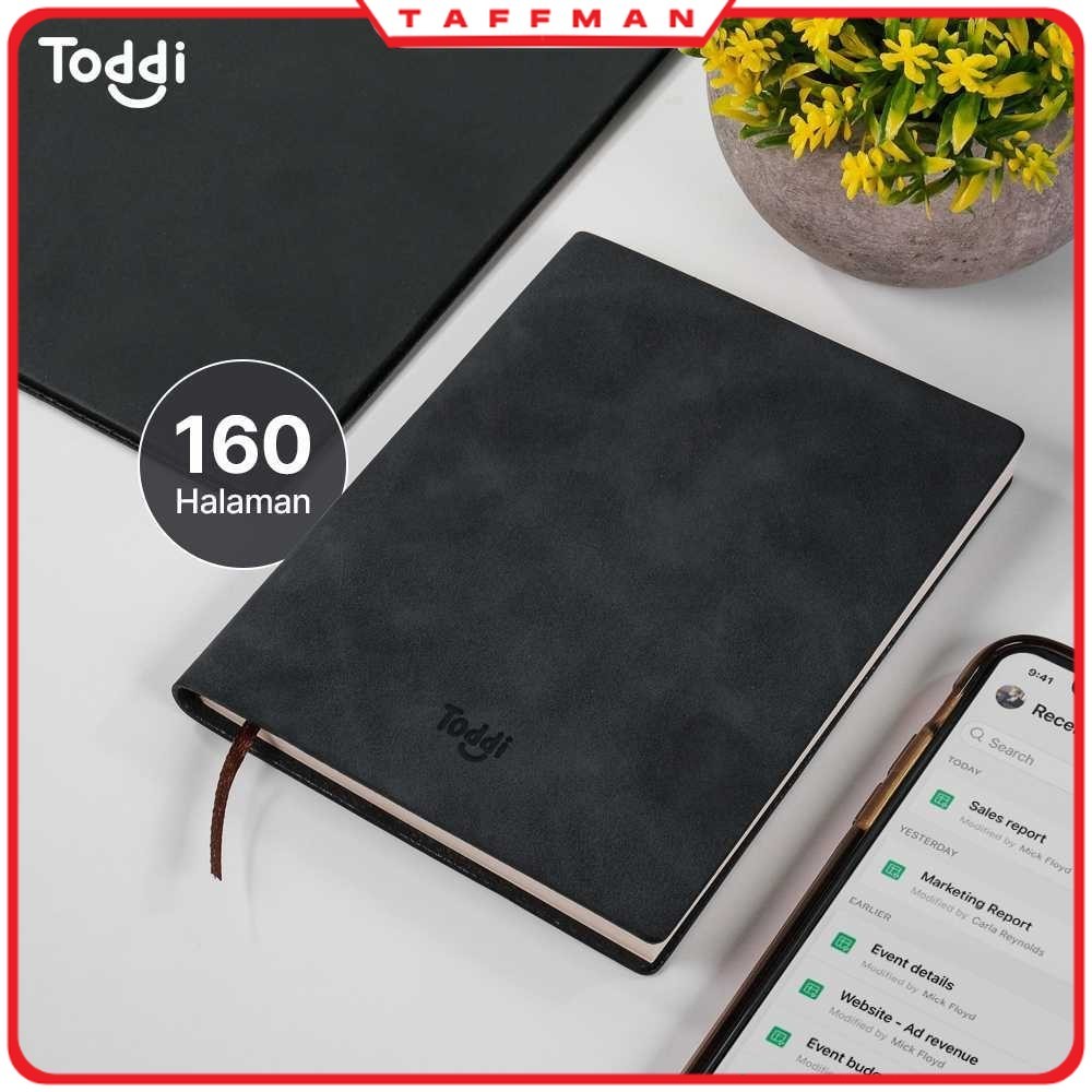 

TM - TODDI Buku Jurnal Hardcover Notebook Diary 68GSM 160 Lembar Grid - 173