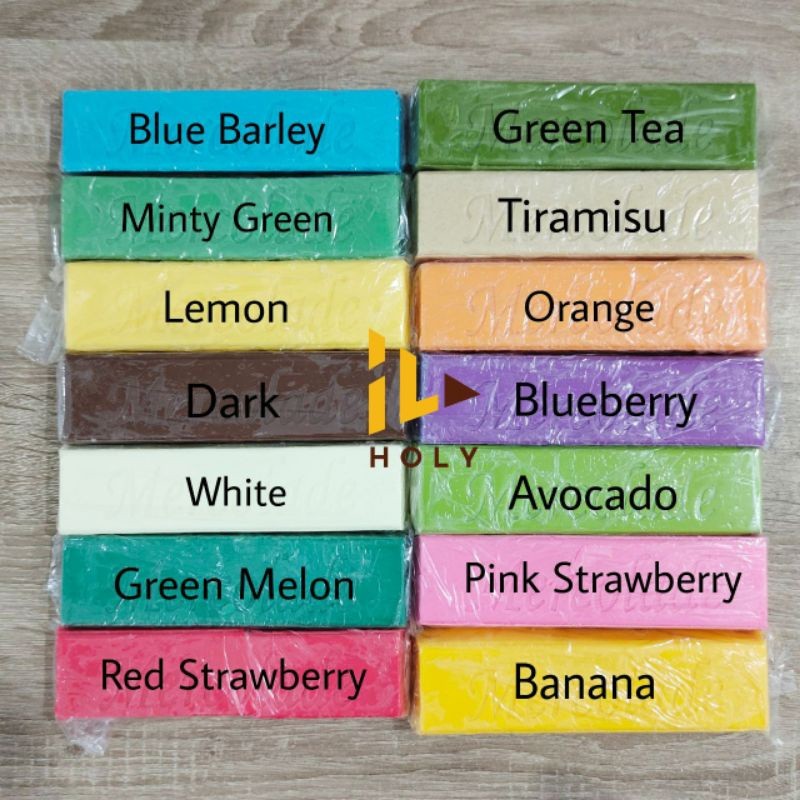 

Coklat MERCOLADE Rainbow Warna Warni (Perbatang) / Cokelat Compound Coklat Batang