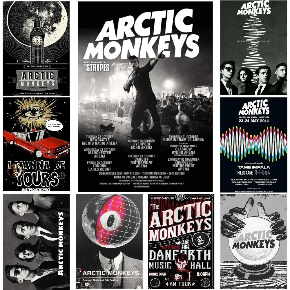 

Rock Band Arctic Monkeys Posters Canvas Painting for Living Art Home Room Decoration Wall Decor Picture