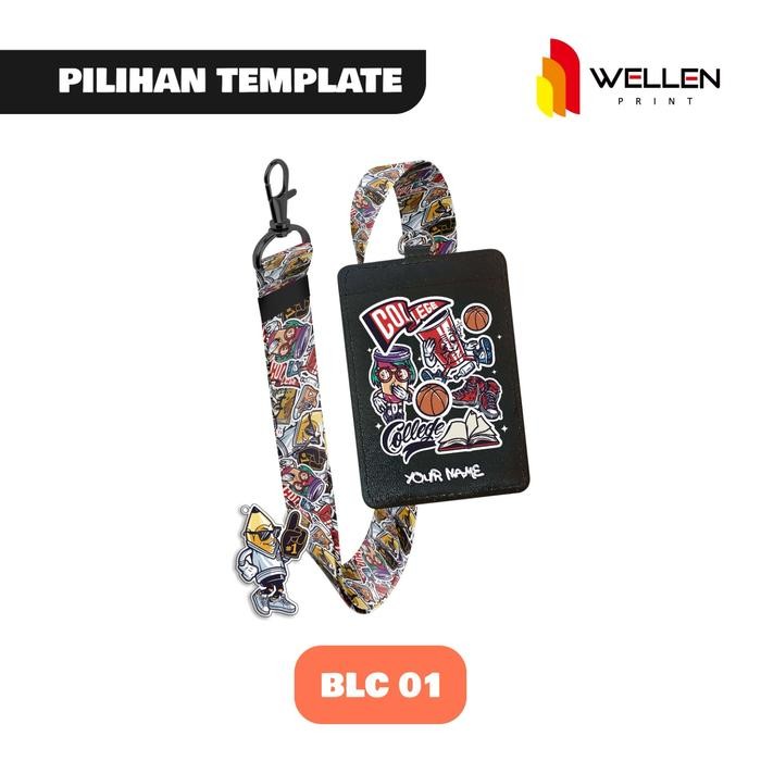 

WELLEN PRINT – Cetak 1 Set Paket Lanyard Aesthetic Custom Nama