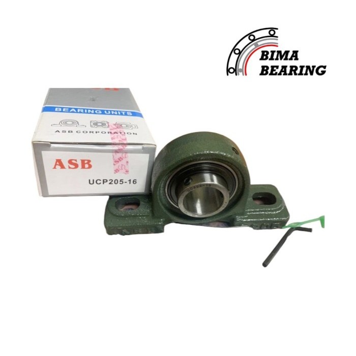 Pillow Block Ucp 205-16 Ucp205 As 1 Inch Inchi Asb Lahar Laher 25.4X140X70 Ori