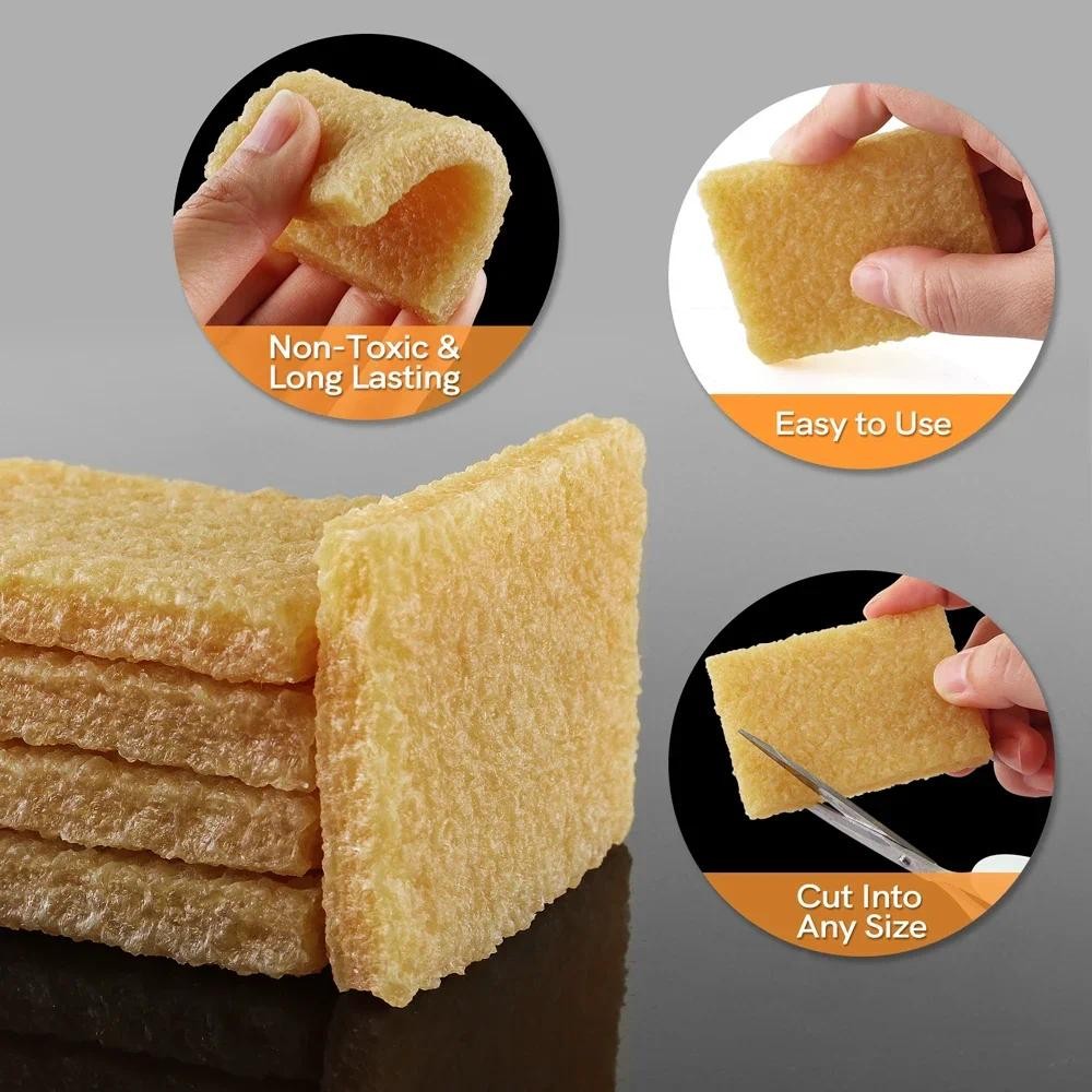 

2pcs Rubber Cleaning Eraser Adhesive and Glue Residue Eraser Remover For Removing Adhesive From Paper Plastic and Other Surfaces