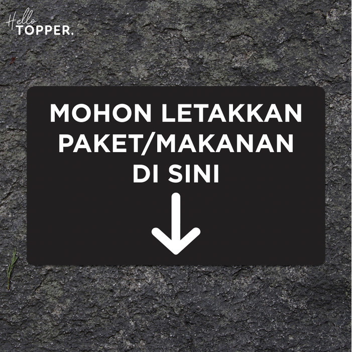 

BEST -Sign Paket Taruh Disini Sign Kurir Antar Barang Sign Board Akrilik
