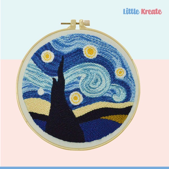 

BIG SALE -SmallPunch#02 - DIY Punch Needle Embroidery Kit / Paket Sulam Menyulam - Monalisa