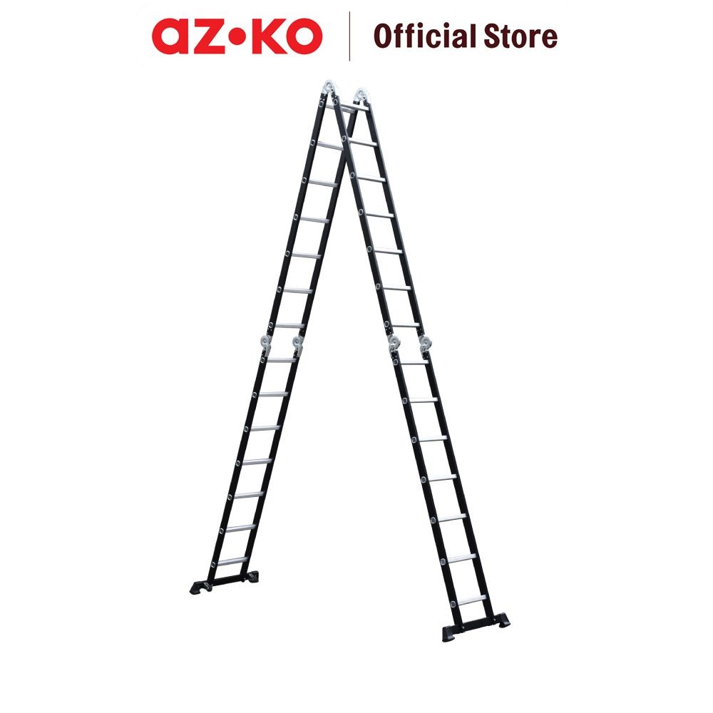 AZKO Krisbow Tangga Lipat Aluminium Multifungsi 4X5 Step Multifunction Household Ladder Peralatan Ru