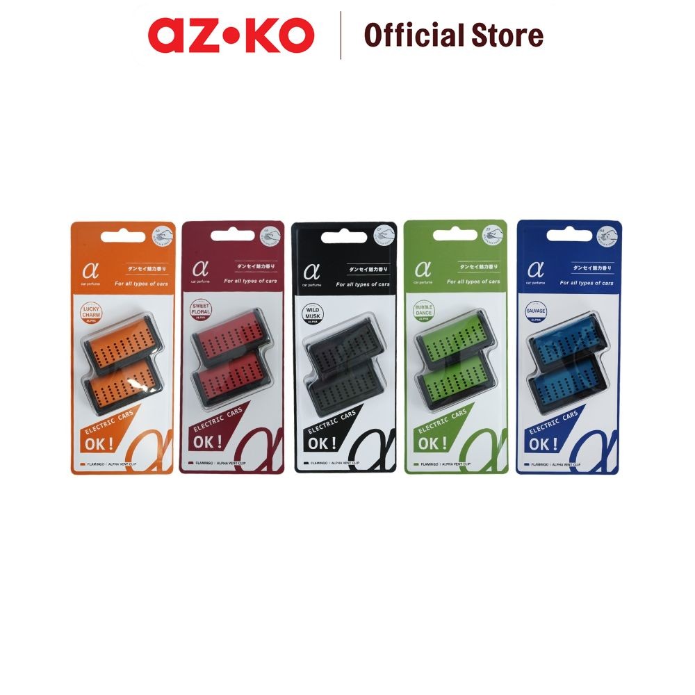 AZKO Flamingo Set 2 Pcs Alpha Pengharum Mobil Car Freshener Penyegar Serbaguna Pewangi Interior Kabi