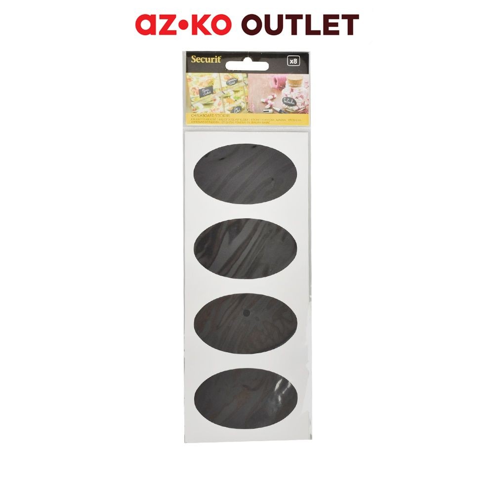 

Securit Stiker Papan Tulis Oval 8 Pcs