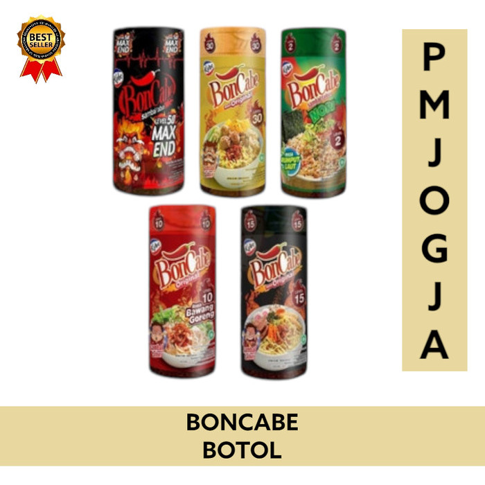 

Boncabe BOTOL 45gram 45gr All Varian / Bubuk Cabe Tabur Nori