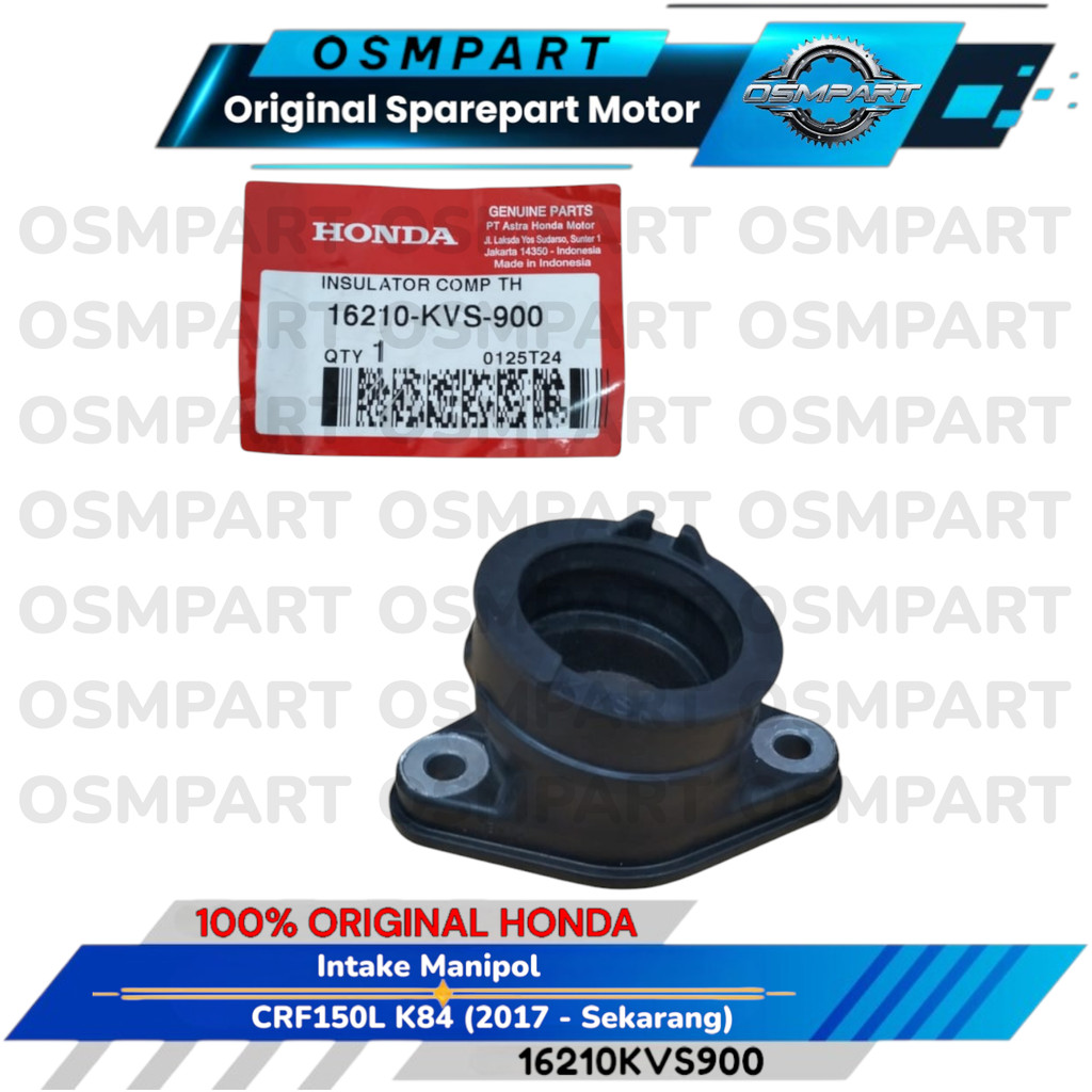 INTAKE MANIPUL MANIPOL  CRF 150 L HONDA ORIGINAL 16210KVS900