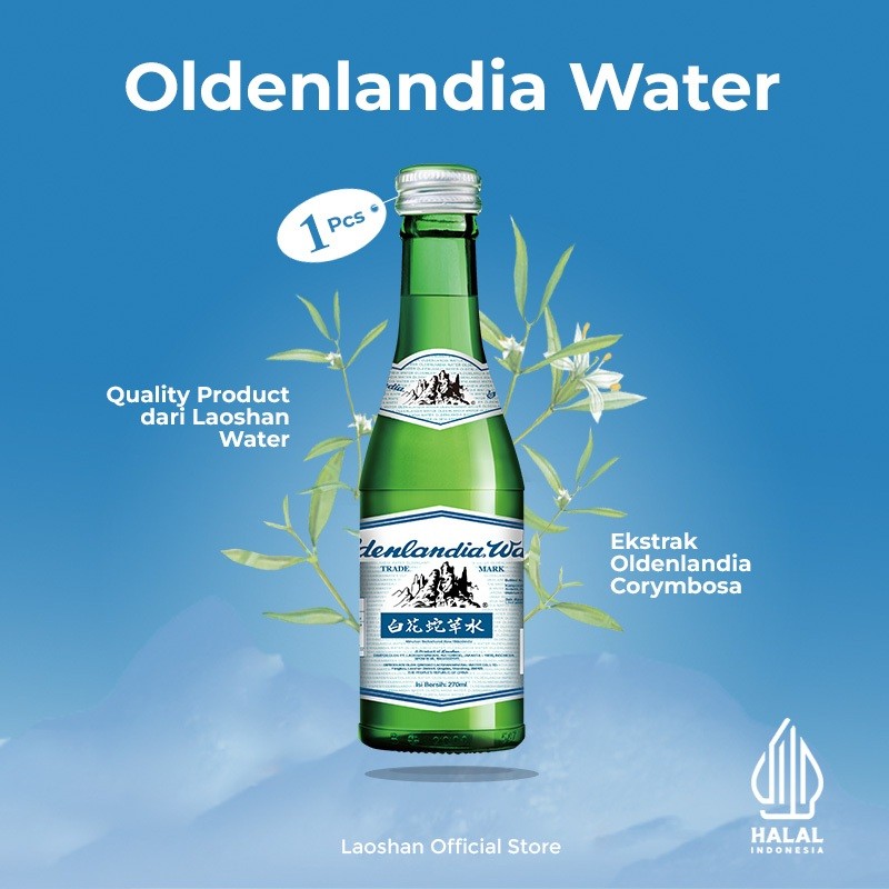 

Oldenlandia Herbal Sparkling Water 270ml - 1Pcs
