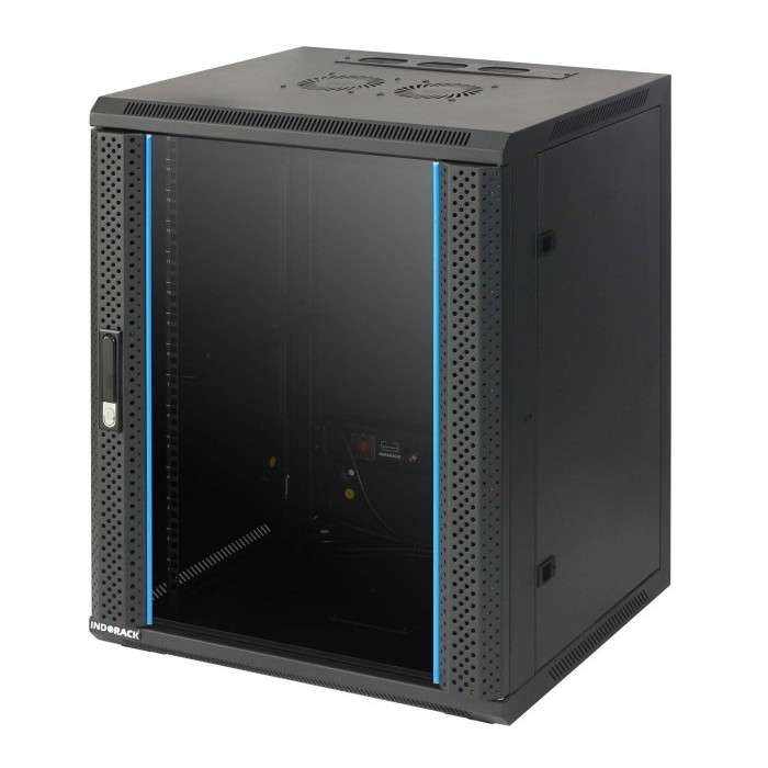 Rackmount - WALLMOUNT WIR5515S Rack SERVER INDORACK 15U 550MM Single Glass Door - Rak Server - Rackm