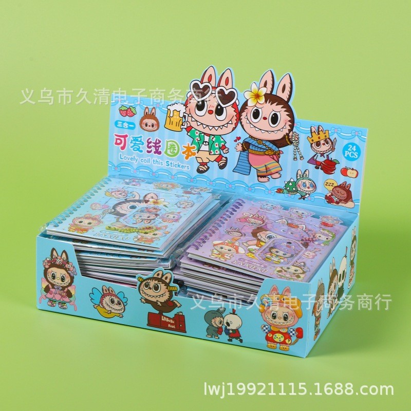 

(Kakabicam) Sticker Buku Labubu Characters