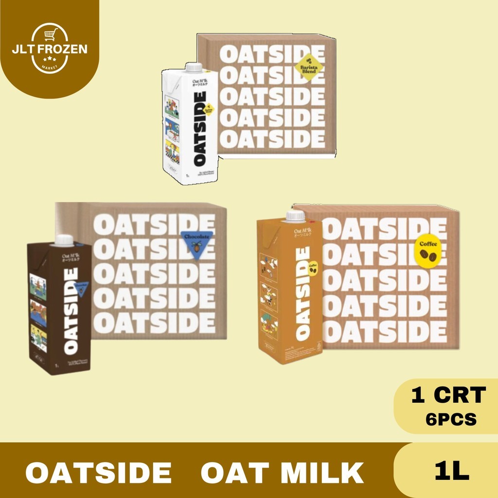 

Oatside Oat Milk Susu Oat Coklat / Barista Blend 1L - CARTON 6pcs