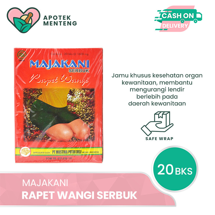 Majakani Rapet Wangi Serbuk - Jamu Kesehatan Daerah Kewanitaan