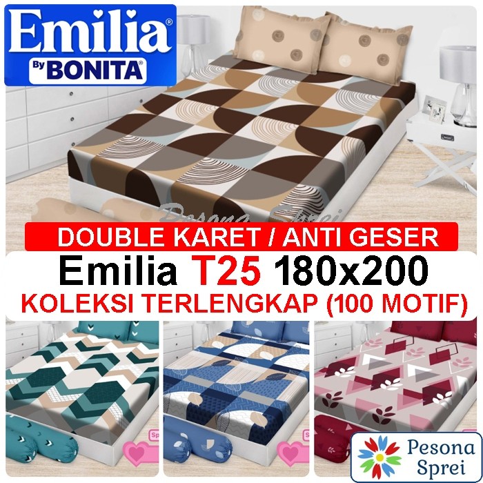 SE43Q SPREI BONITA 180x200 EMILIA / SPREI BONITA KING EMILIA / SEPRAI BONITA 180x200 / EMILIA 180x20
