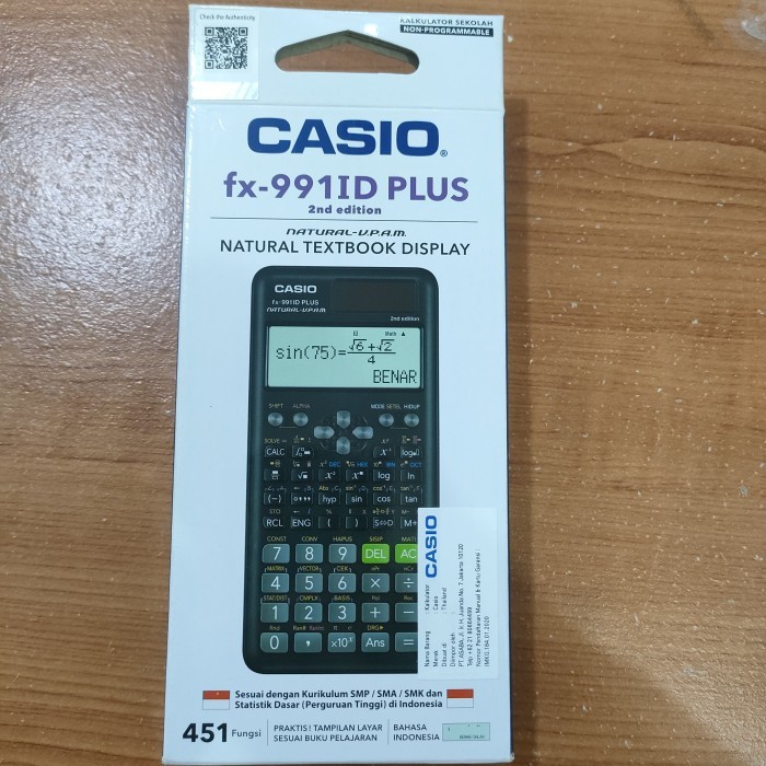 

KALKULATOR CALCULATOR CALKULATOR KALCULATOR PRINT CASIO FX 991ID PLUS