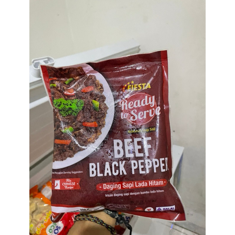 

Fiesta Ready To Serve Beef Black Papper 300gr