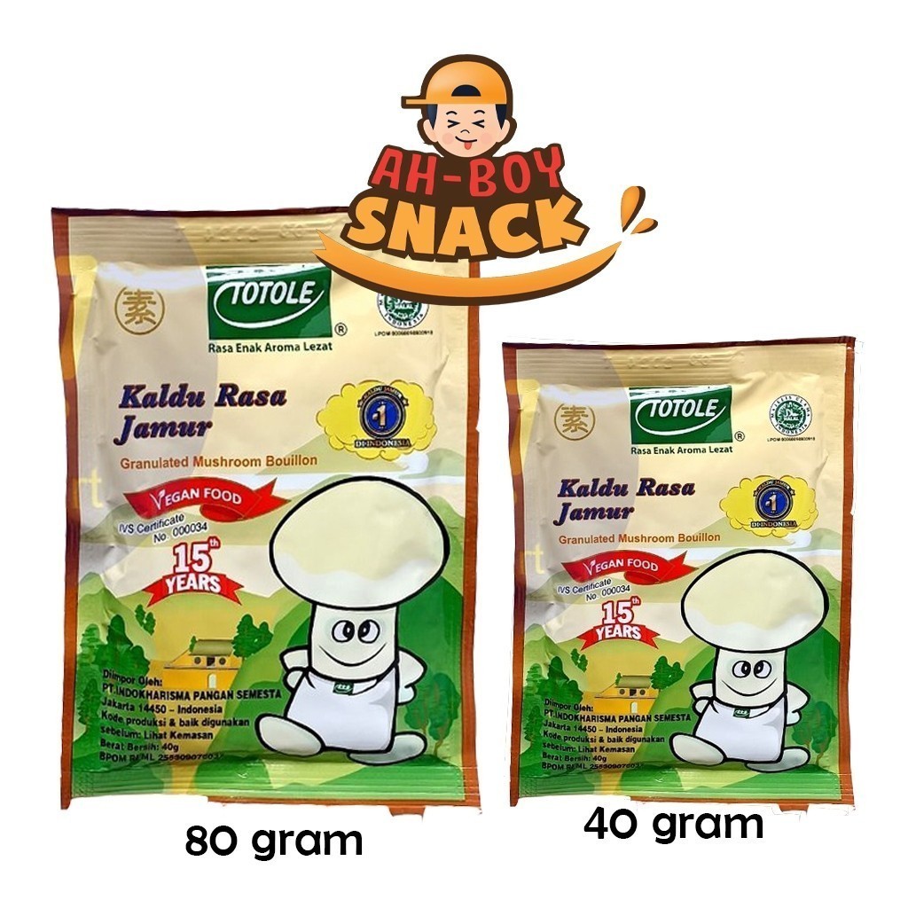 

TOTOLE KALDU JAMUR 40 GRAM , 80 GRAM - KALDU RASA JAMUR TOTOLE KALDU JAMUR 80 GRAM