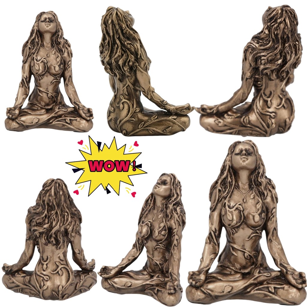 

Mother Earth Statue Gaia Goddess Resin Sculpture Crafts Garden Ornaments Gifts Home Desktop Decoration
