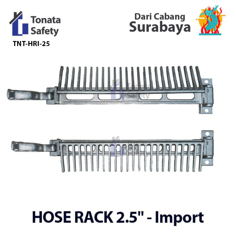 Hose Rack Alumunium / Sisir Selang Pemadam / 2.5"