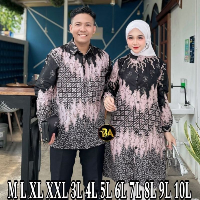tunik Batik modern jumbo-tunik batik couple fashion-kemeja jumbo BIG SIZE JUMBO XXL XXXL 3L 4L 5L MU