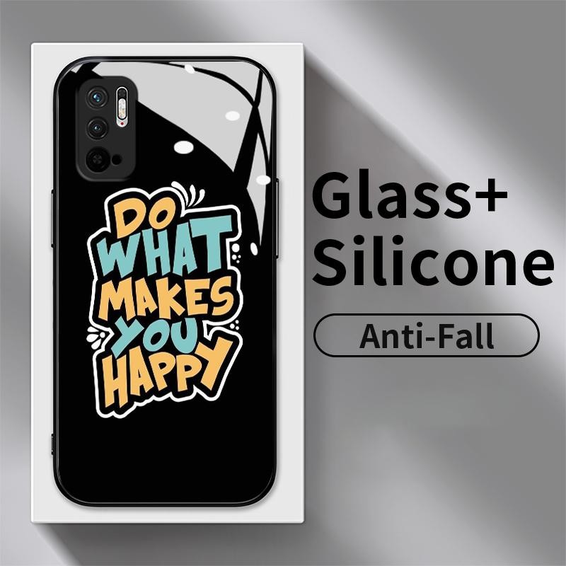 Hard Case Glass Case For Redmi Note 10 4G Note 10 5G Note 10 Lite Note 10 Pro Max Note 10S Note 10T 