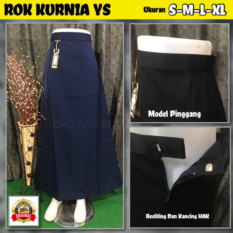 [GILA DISKON] Rok Bahan Merk Kurnia YS / Rok Dasar / Rok A Rok / Rok bahan
