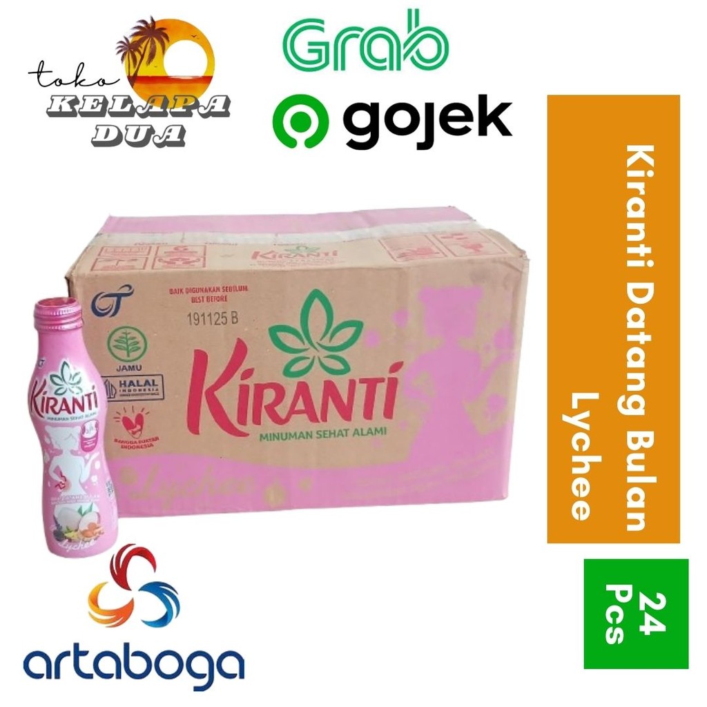 

Kiranti Sehat Datang Bulan Lychee 150ml x 24pcs Kartonan - Only Instan Sameday