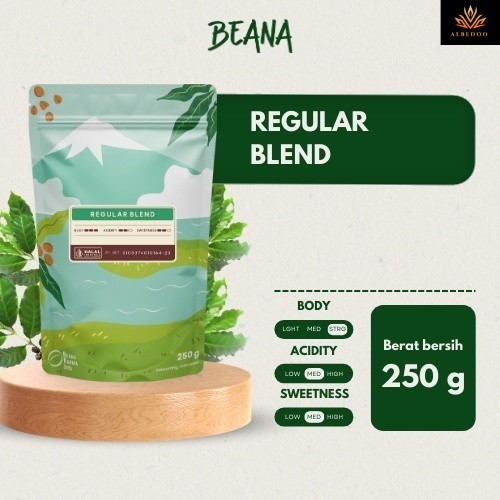 

Kopi Regular Blend Coffee Roasted Beans | Espresso Blend Kopi Susu 250 Gr & 1 Kg - Beana Roastery Semarang