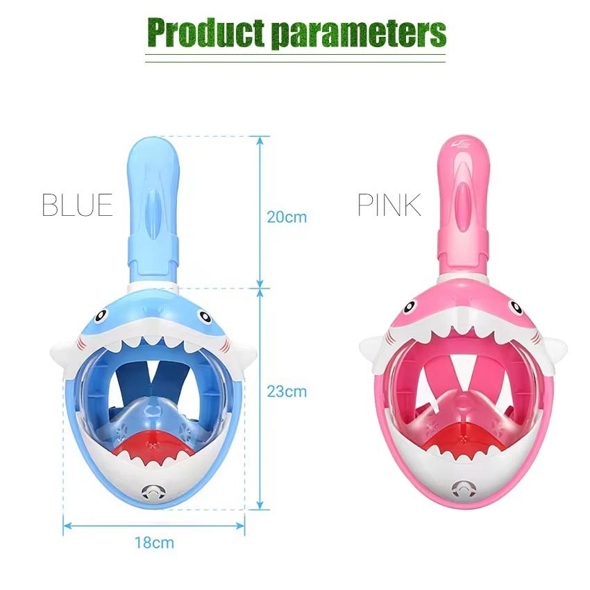 Masker Snorkeling Anak Thenice Full Face Snorkeling Mask Kids