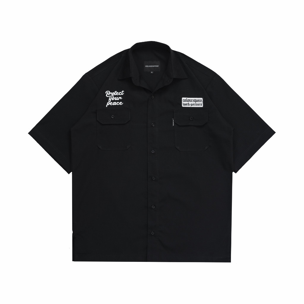CD43W Workshirt Colourspace - Steeve - Black