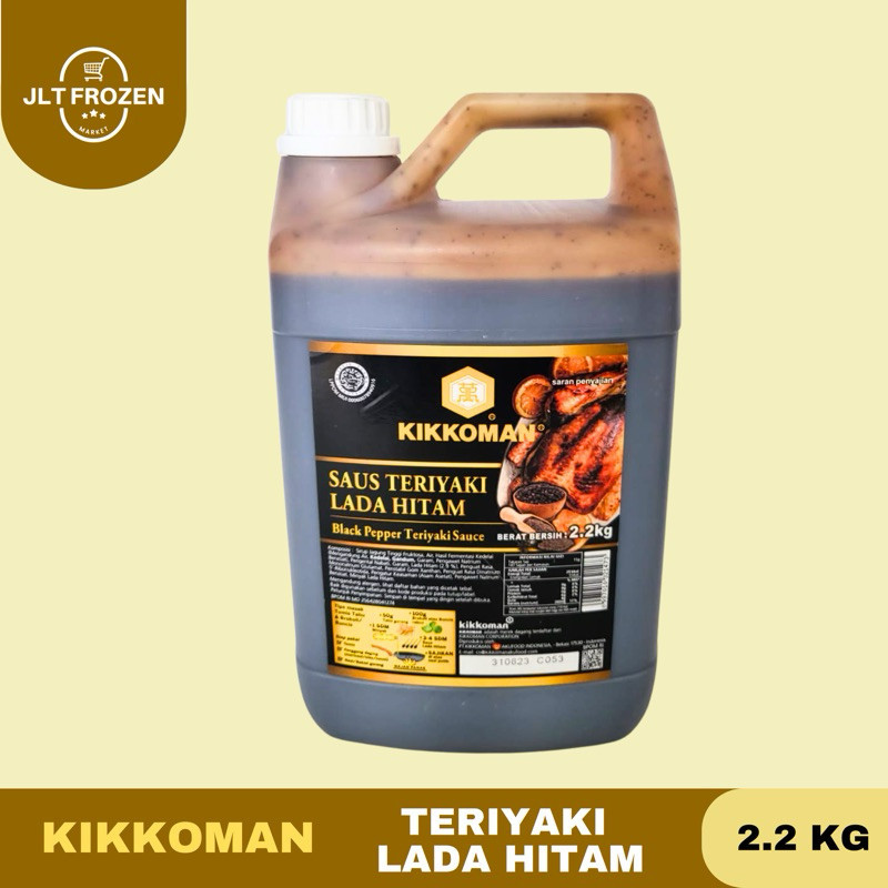 

Kikkoman Teriyaki Lada Hitam Saus / Blackpepper Teriyaki Sauce - 2.2kg / 5.7kg Jerigen