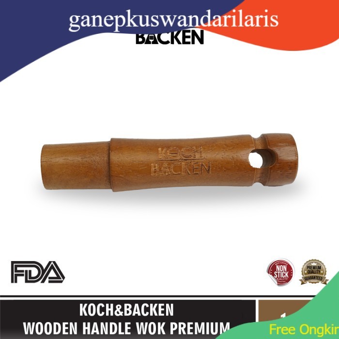KOCH&BACKEN Gagang Kayu Wajan Penggorengan ganepkuswandarilaris