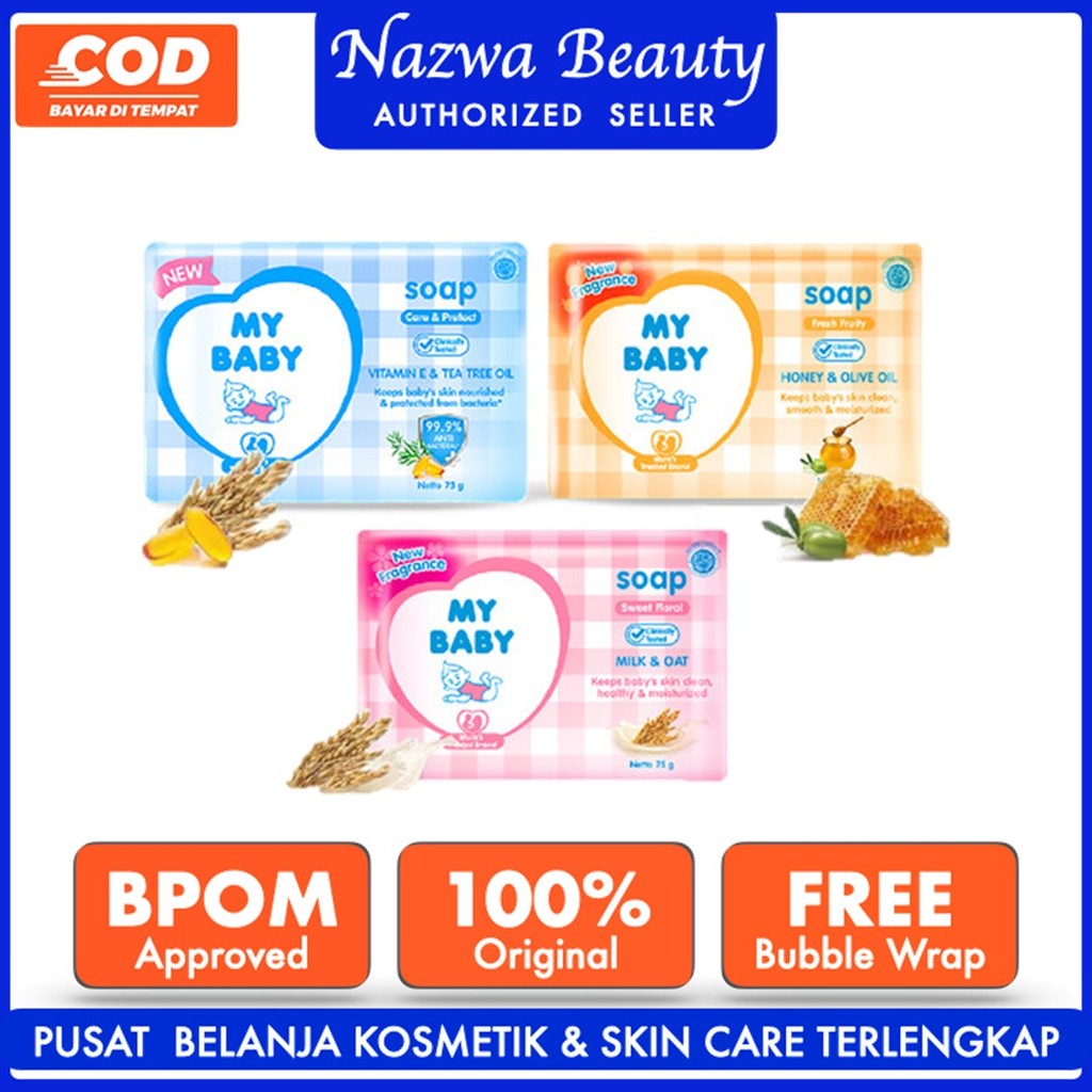 Nazwa Beauty My Baby Bar Soap 60gr - 75gr | Fresh Fruity - Sweet Floral