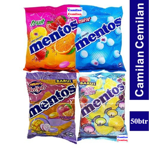 

Permen Mentos Mint Kunyah isi 50 butir