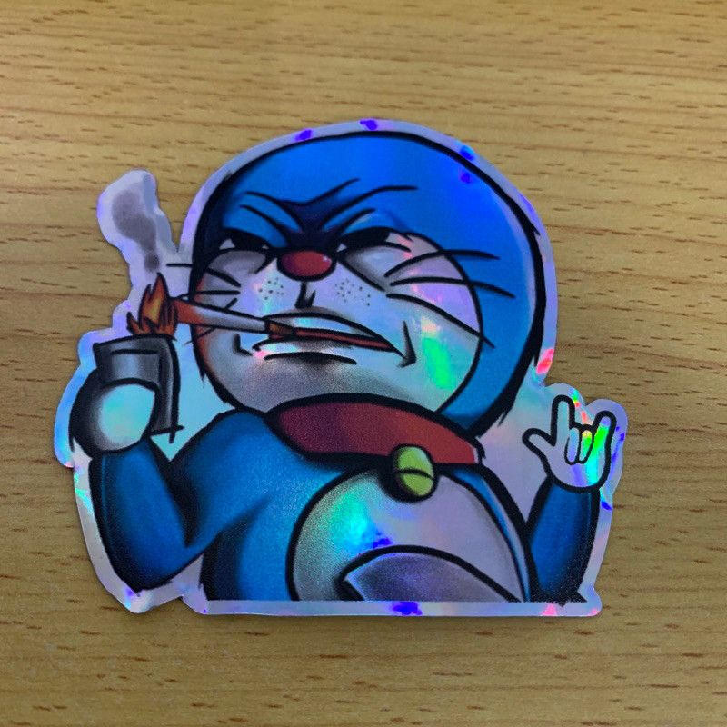 

Stiker Doraemon Hologram