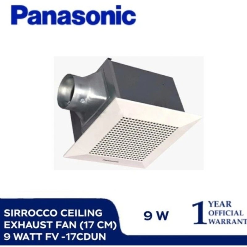 Exhaust Fan Panasonic Sirocco 6inch 17CDUN
