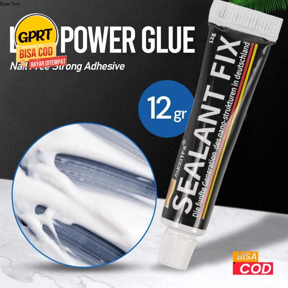 

⭐️GPRT⭐️SEALANT FIX Lem Besi Lem Power Glue Nail Free Strong Adhesive 12 gr
