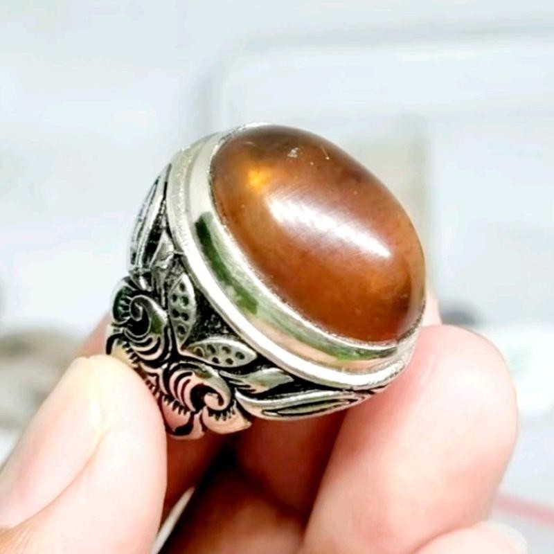 cincin getah katilayu asli natural Rings Hadiah Batu Elegan Akik