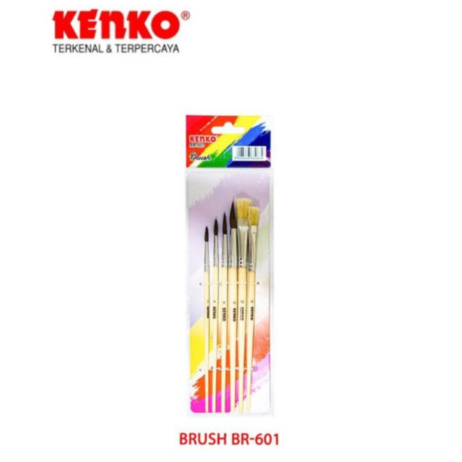 

KENKO BRUSH / KUAS BR-601 @6PC - 1 CARD