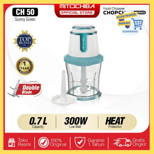 Mitochiba Blender MINI Chopper CH-50 / Chopper Mito CH 50 / Penggiling Daging [EMS]