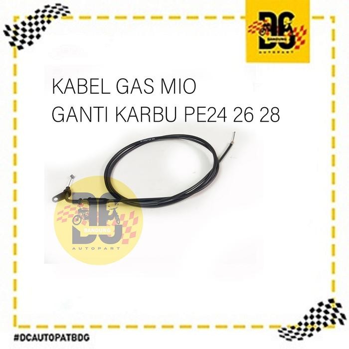 KABEL GAS MIO SPORTY MIO LAMA GANTI KARBU PE 24 PE 26 PE 28 - PE28
