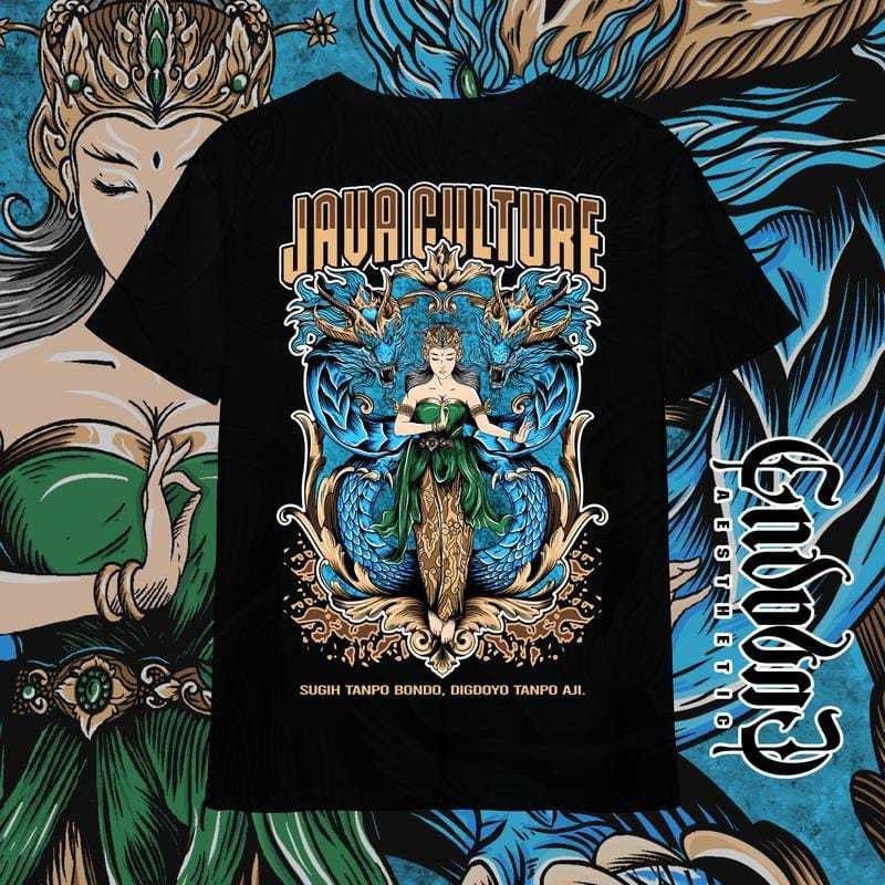 Kaos Java Culture / T-Shirt Baju Distro Sugih Tanpo Bondo Digdoyo Tonpo Aji / Pakaian pria wanita