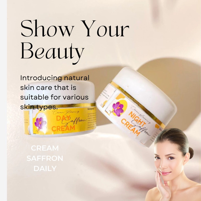 [BPOM] CREAM GLOWING SAFFRON DAY CREAM & NIGHT CREAM