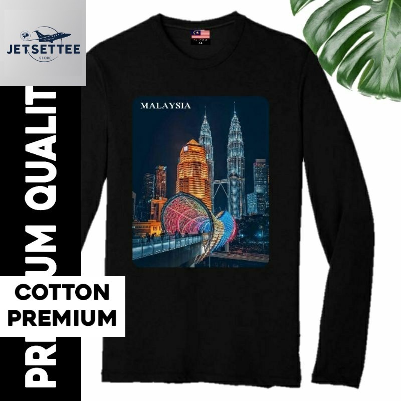 KAOS TSHIRT OLEH OLEH MALAYSIA / SOUVENIR KUALALUMPUR MALAYSIA Jetset Tee
