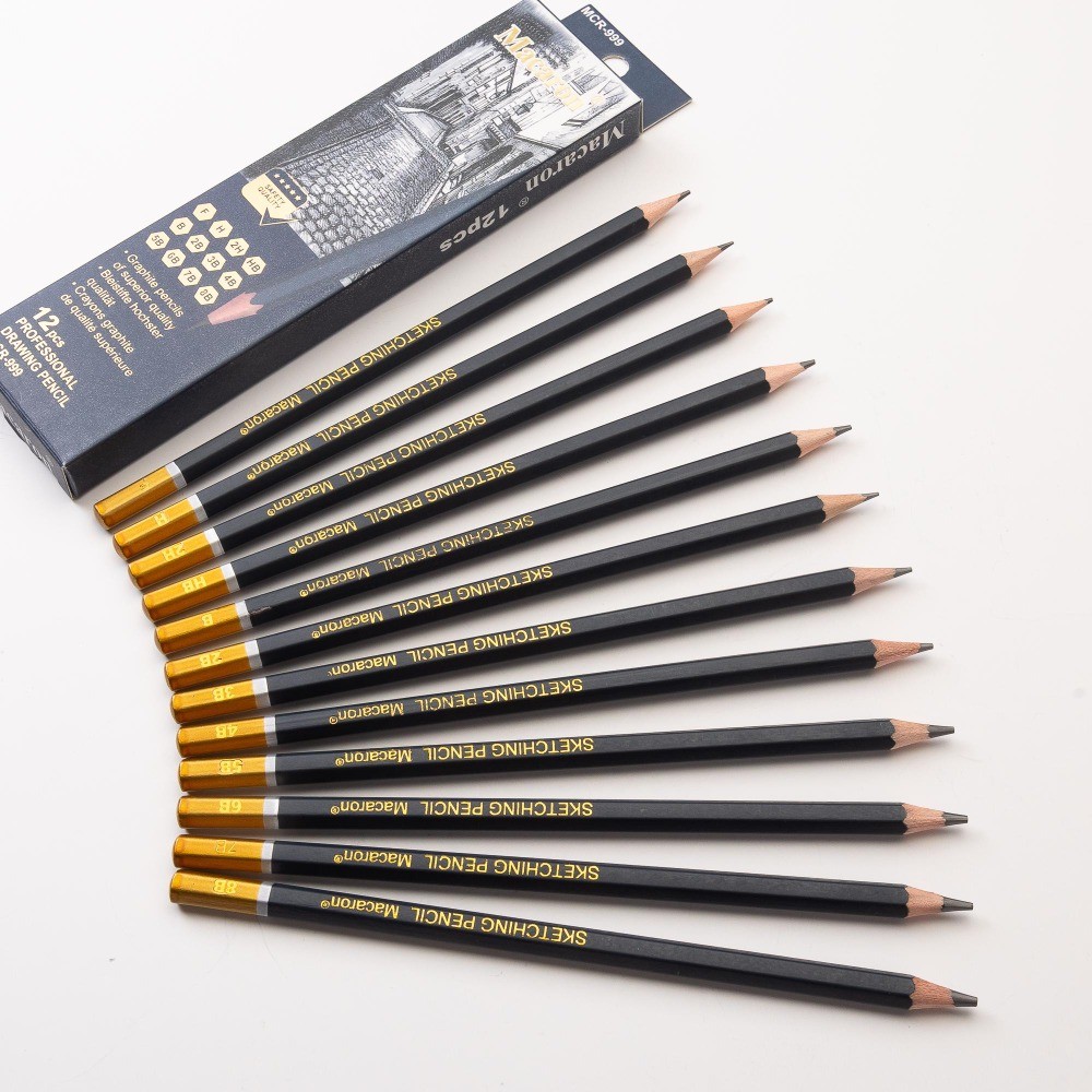 

12Pcs/set Superior Quality Graphite Pencil F-8B Drawing Sketching Pencils of Different Models Writing Drafting Drawing Pencil