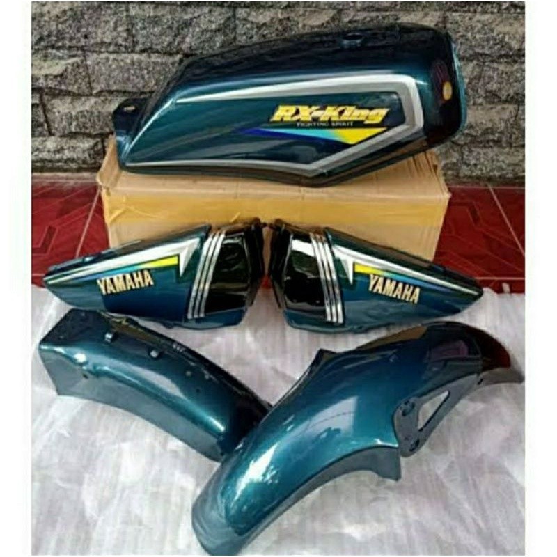 BODY BODI TANGKI TENGKI SET RXKING RX KING 2001 HIJAU BOTOL FULL SET