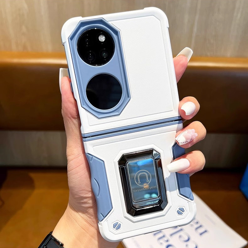 Untuk Huawei P50 kasus ponsel 2-in-1 kasus diperkuat dan ditebal anti-drop kasus pelindung baru cinc