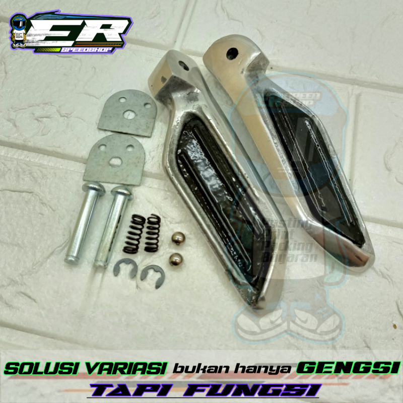 Bostep Footstep Pijakan Kaki Belakang Honda Stylo 160 PNP Honda Vario 125 150 Beat Karbu Beat Fi  Ba